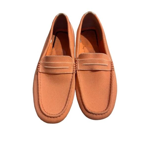 SWIMS peach Canvas Driving Loafers Men’s Size 12 - Picture 1 of 6